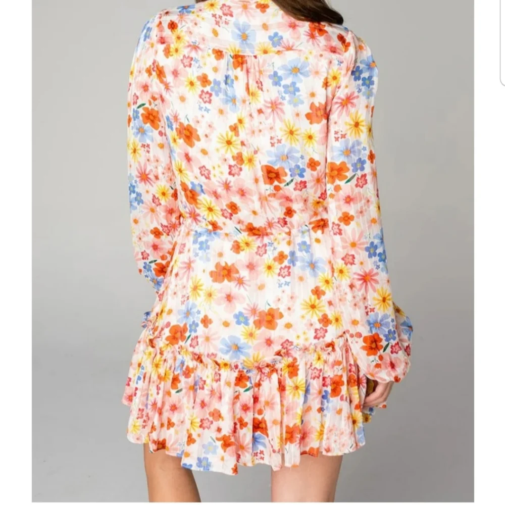 Buddy Love Grace Long Sleeve Shirt Dress Wild Flower Sixe XS - Picture 3 of 15